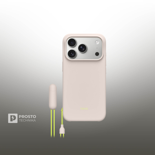 Чехол Beats iPhone 17 Pro Kickstand Case with MagSafe and Camera Control - Lime Stone